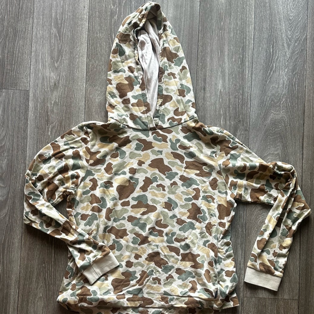 Free Fly Camo Print Hooded Pullover